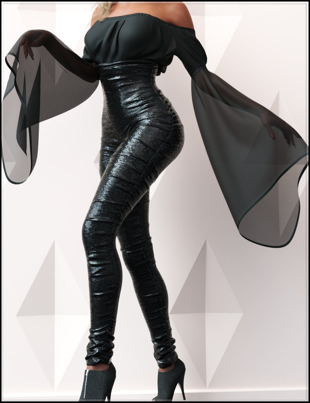 dForce Fancy Pants Outfit Bundle for Genesis 8 and 8.1 Females dForce Fancy Pants Outfit Bundle for Genesis 8 and 8.1 Females