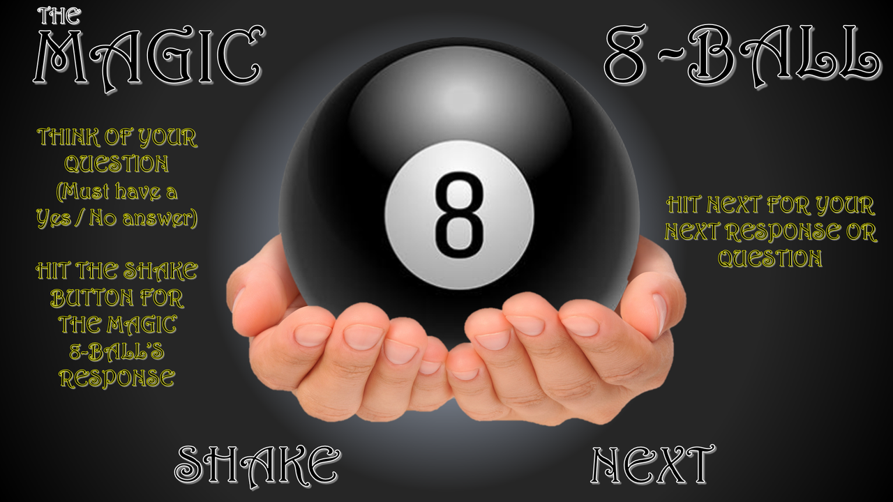 All your questions answered! THE MAGIC 8-BALL 2020-02-09