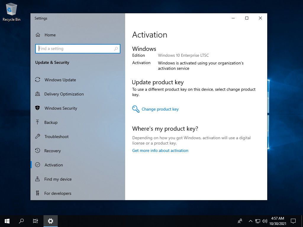 Windows 10 Enterprise LTSC Version 1809 Build 17763.2300 November 2021 Preact... Spco7hn-JBLYrg-Lq-HCz-Xgu34mff-EOXydy