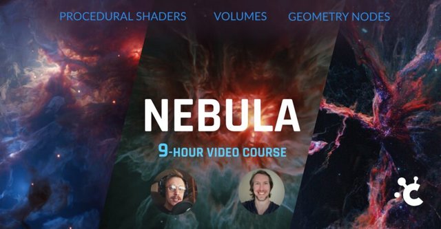 Nebula Learn Volumes Geonodes More Eevee Cycles by Creative Shrimp 864x450 - Blender Market - Nebula  Learn Volumes, Geonodes & More (eevee cycles)