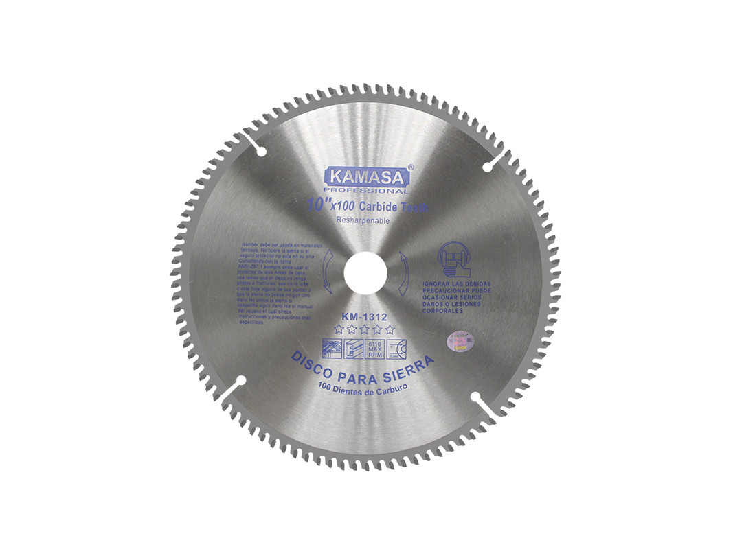 DISCO PARA SIERRA 10"X100TX1" KAMASA