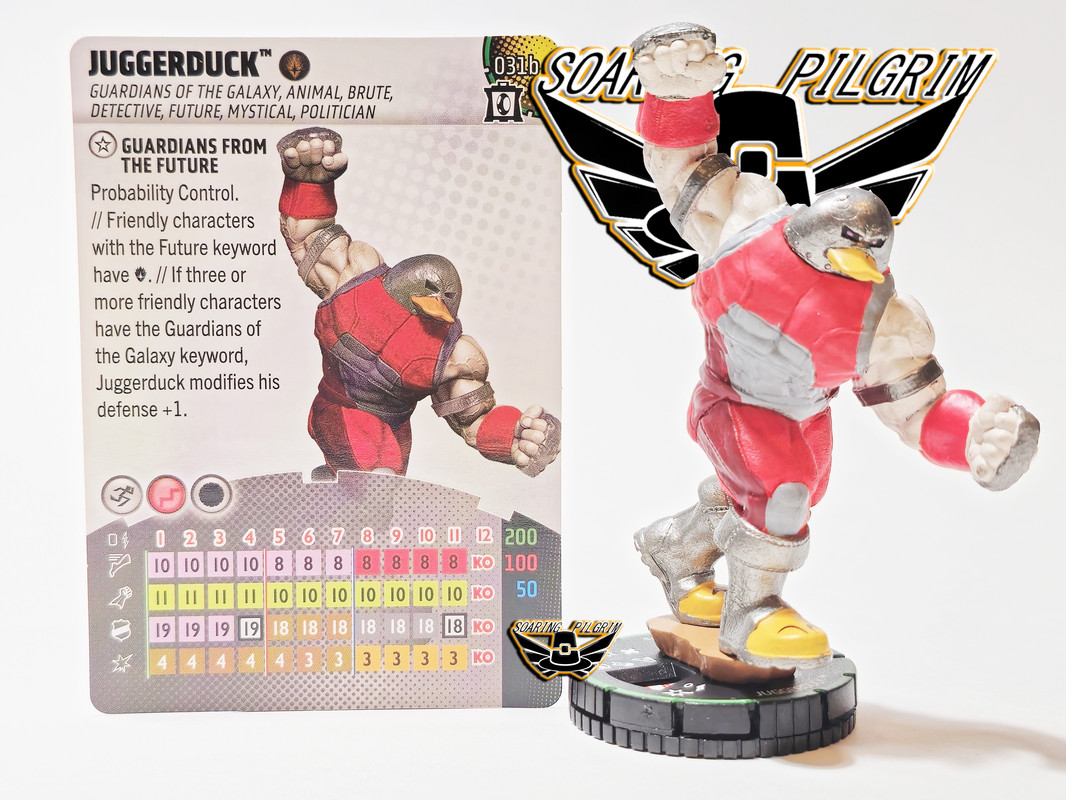 Marvel Heroclix JUGGERDUCK - 031b - PRIME SUPER RARE Collector's