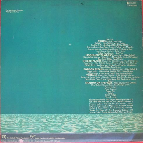 Mike Oldfield - Crises (1983) [Vinyl Rip 1/5.64] DSD | DSF + MP3