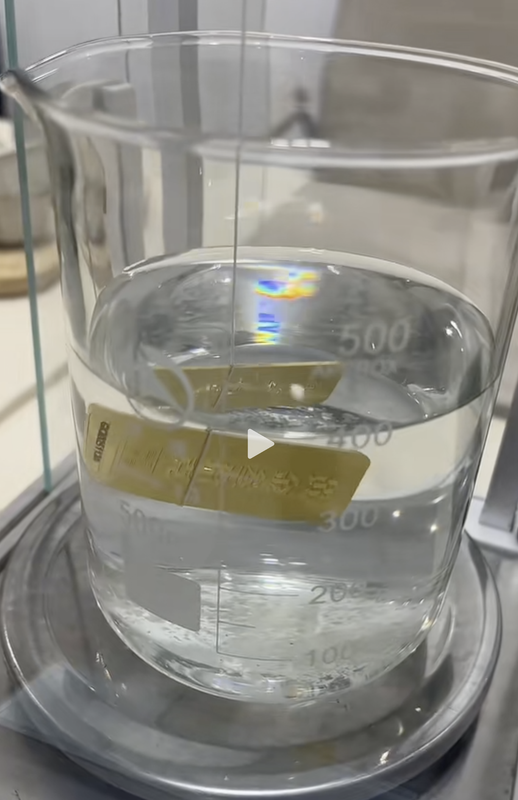 悬空完全没入并读数