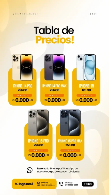 Plantilla iPhone Pro 5