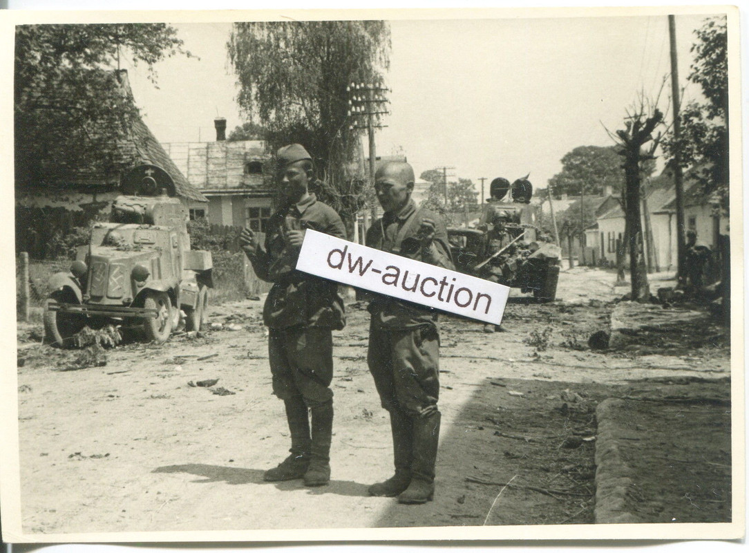 257 Infanterie Division , zerstörter Panzer gefa