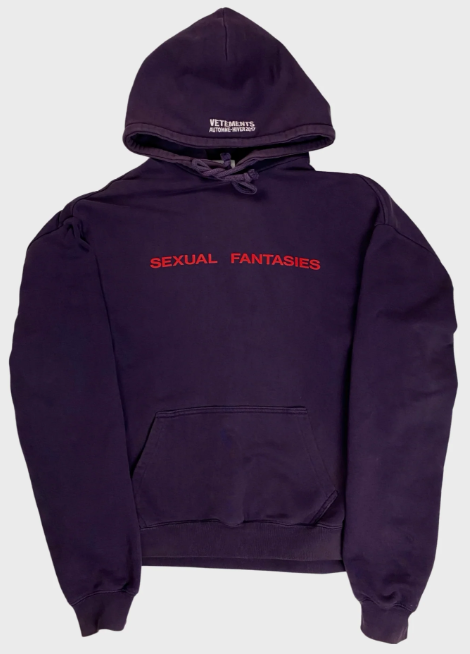 Vetements Sexual Fantasies Sudadera con Capucha
