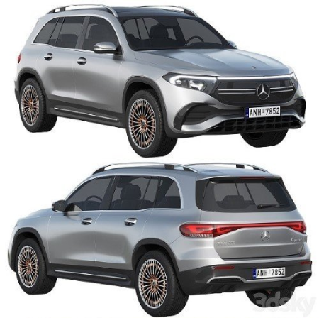 Mercedes Benz EQB 3D Model