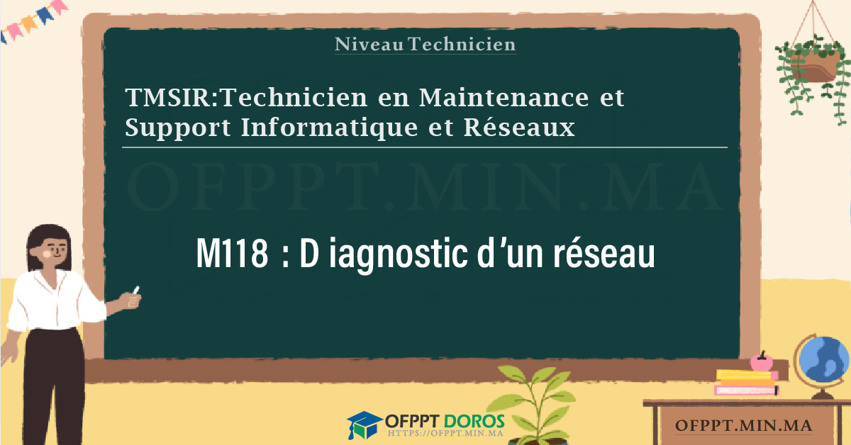 Sommaire détaillé du cours Diagnostic d’un réseau M118 OFPPT - Structure du module
