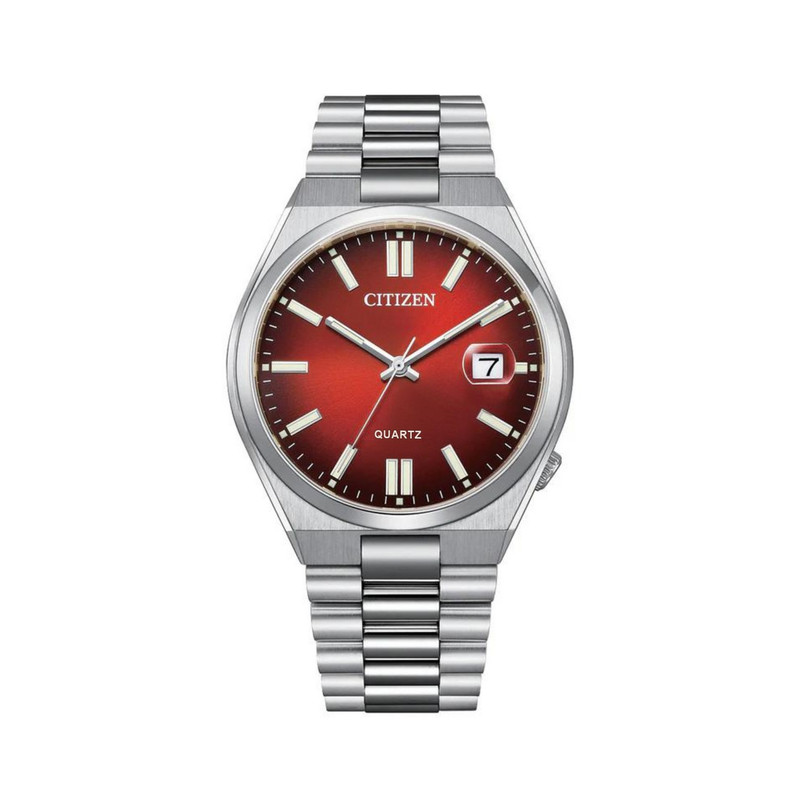 Citizen Tsuyosa Mens Burgundy Dial Watch