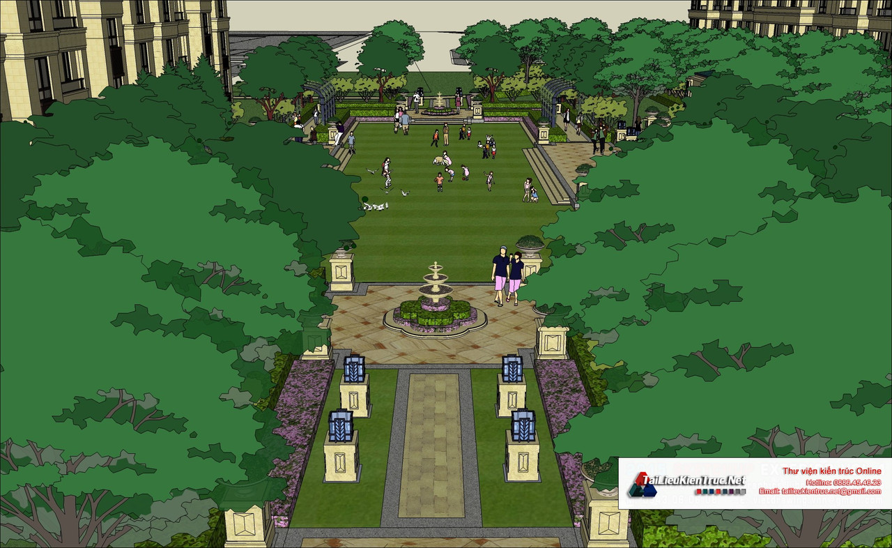 9-model-phoi-canh-3d-file-sketchup-biet-thu-lau-dai-phap-co68 (1