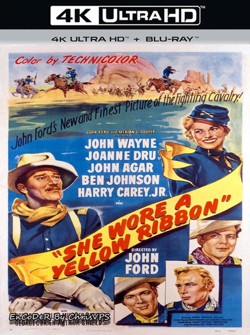 Nosiła żółtą wstążkę / She Wore a Yellow Ribbon (1949) MULTI.HDR.2160p.BluRay.DTS.HD.MA.AC3-ChrisVPS / LEKTOR i NAPISY