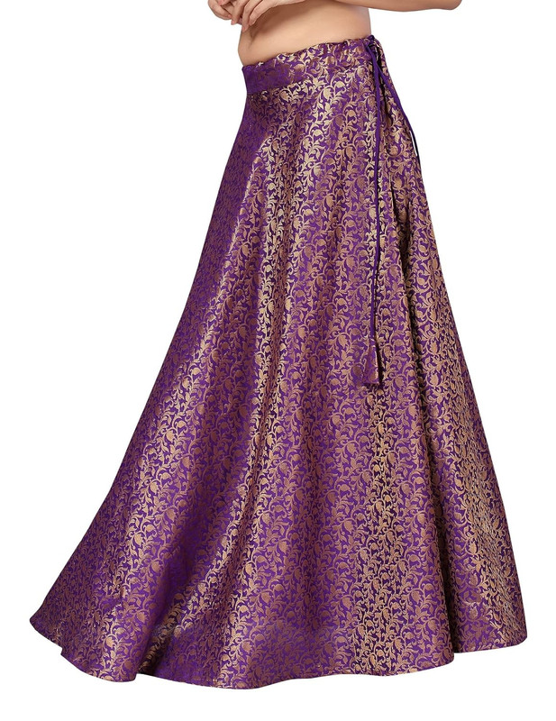 Women's Maxi Skirt Flared Bollywood Lehenga Choli Belly Dancing Skirts Partywear - Picture 42 of 47