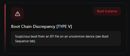 Boot Chain Discrepancy [TYPE V]