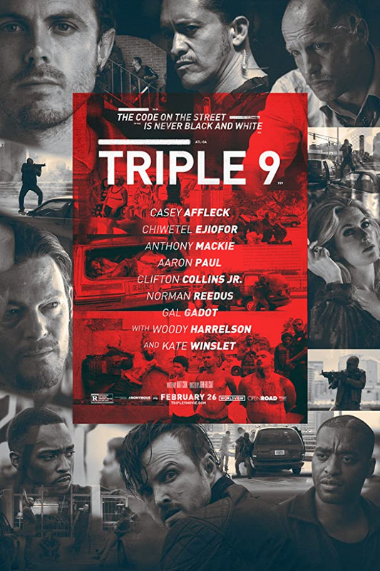 Poster film Triple 9 (2016)