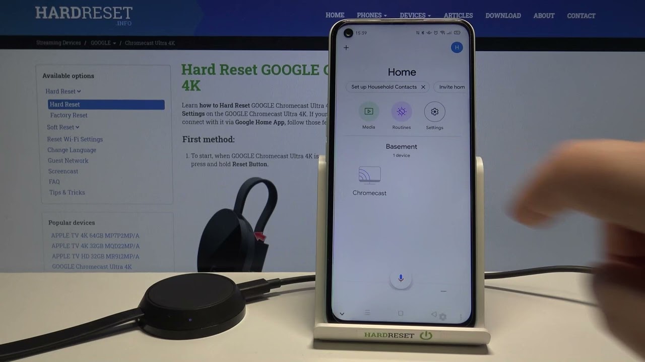 How to Factory Reset Chromecast Ultra?