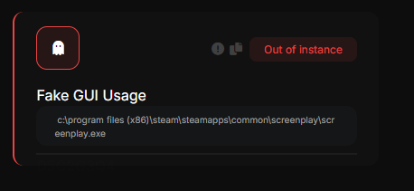 Fake GUI Usage detection