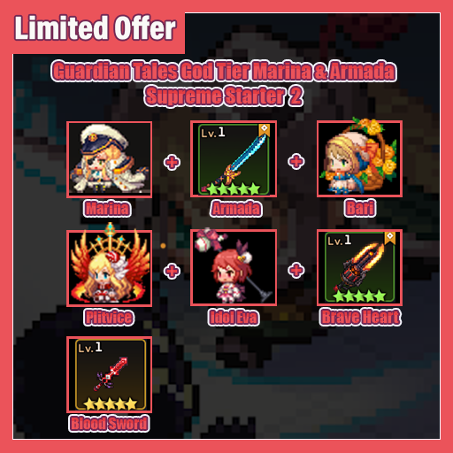 Selling Server Guardian Tales Starter Marina