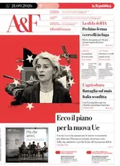 la Repubblica Affari & Finanza – 21 Settembre 2026 [True PDF]