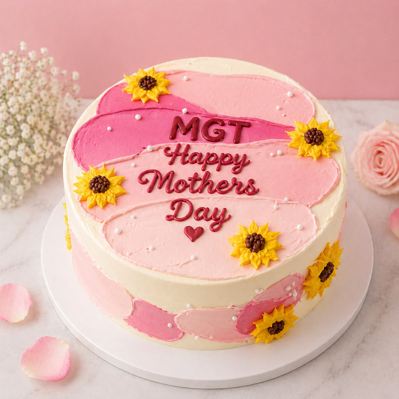 Mothers Day Chocolate Floral Cake  Image