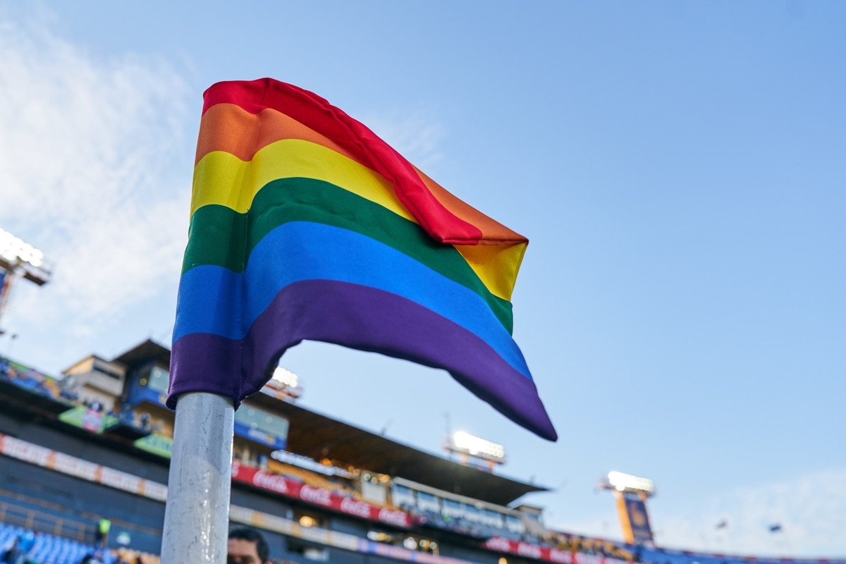 Bandera LGBT se ondea en el partido Tigres vs San Luis ¿Por qué?