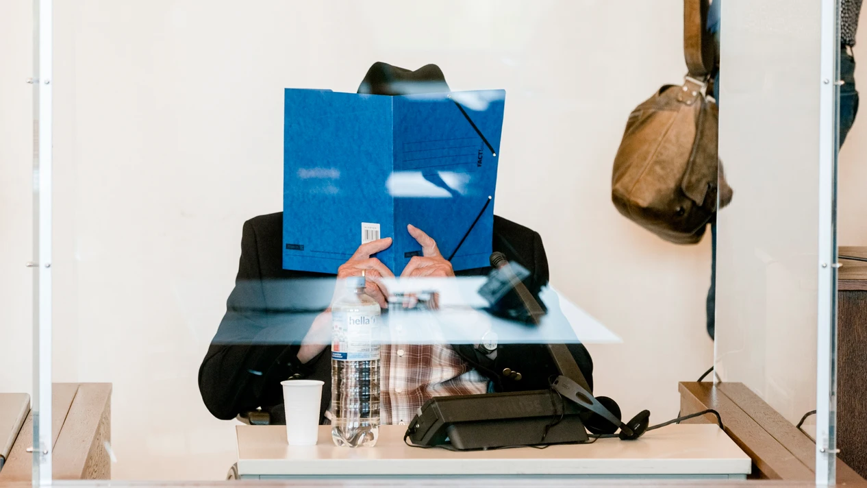 Bruno Dey, exvigilante en el campo de exterminio nazi de Stutthof. EFE