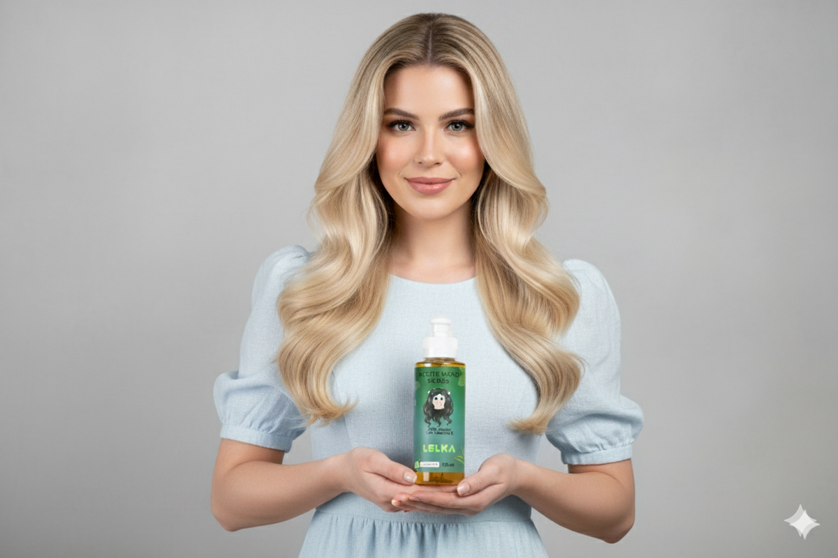 Imagen de cabello sano y brillante
