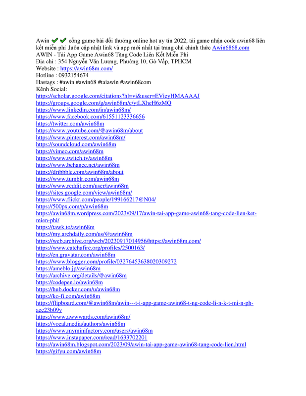 AWIN-Tải-App-Game-Awin68-Tặng-Code-Liên-Kết-Miễn-Phí