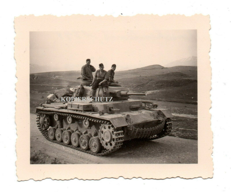 Griechenland 1941 Vorm. SDkfz Panzer Tank Sturmgeschütz Panzersoldat