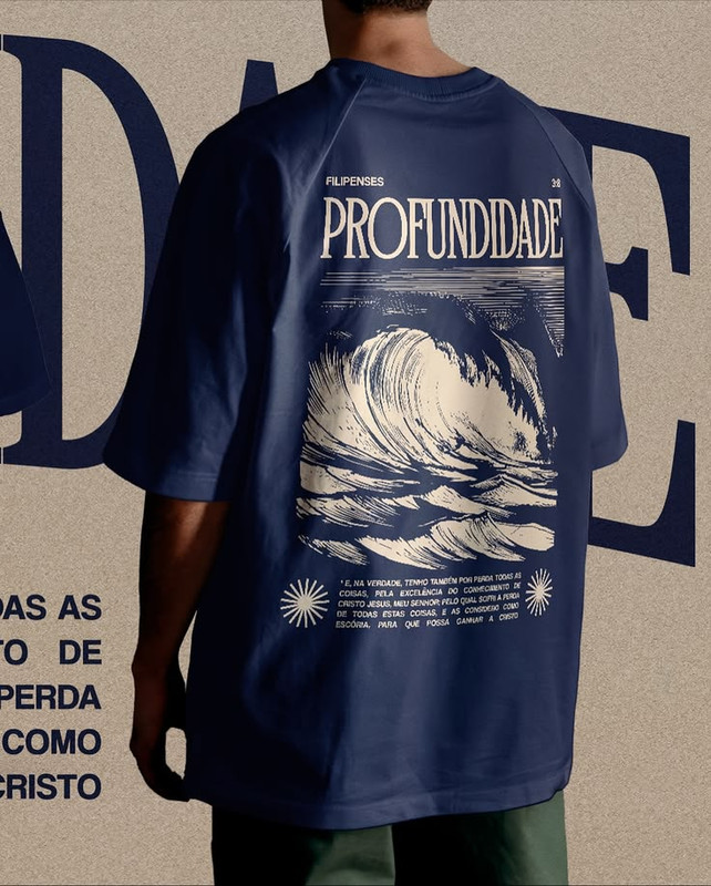 Estampa cristã para camiseta — arte gospel