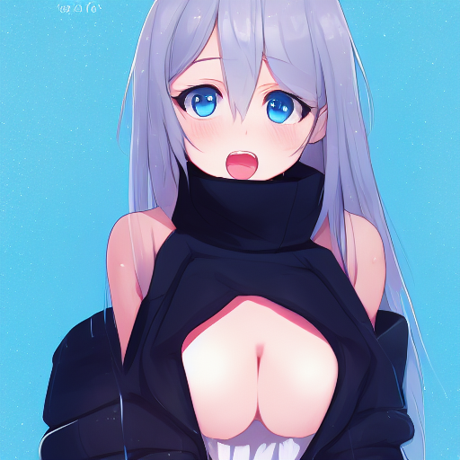 00018-3250141270-1girl,_full_body,__12yo_little_girl,_small_breast,_Ice_background,_bare_shoulders,_