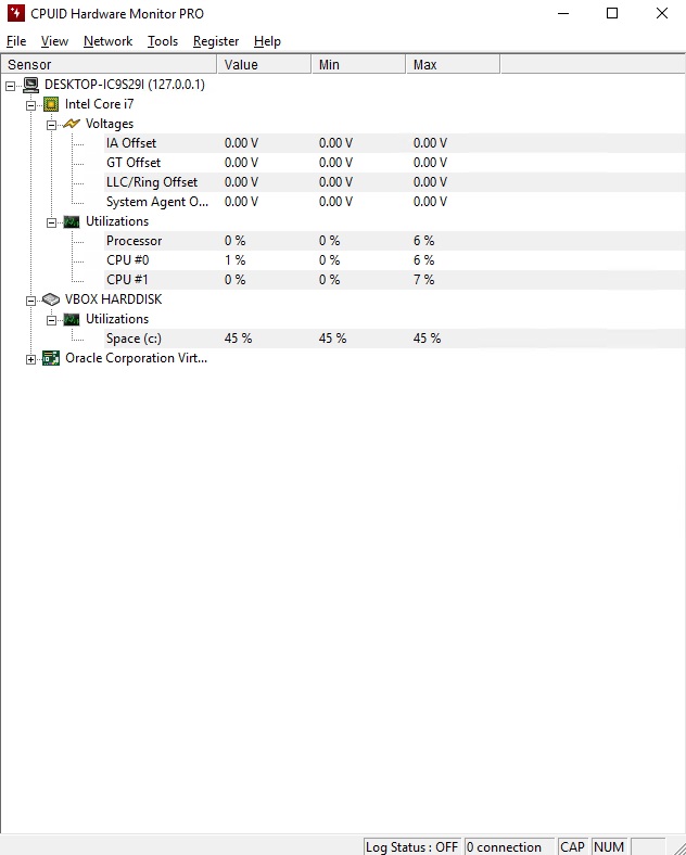 CPUID HWMonitor Pro 1.51 (x64) Hsx