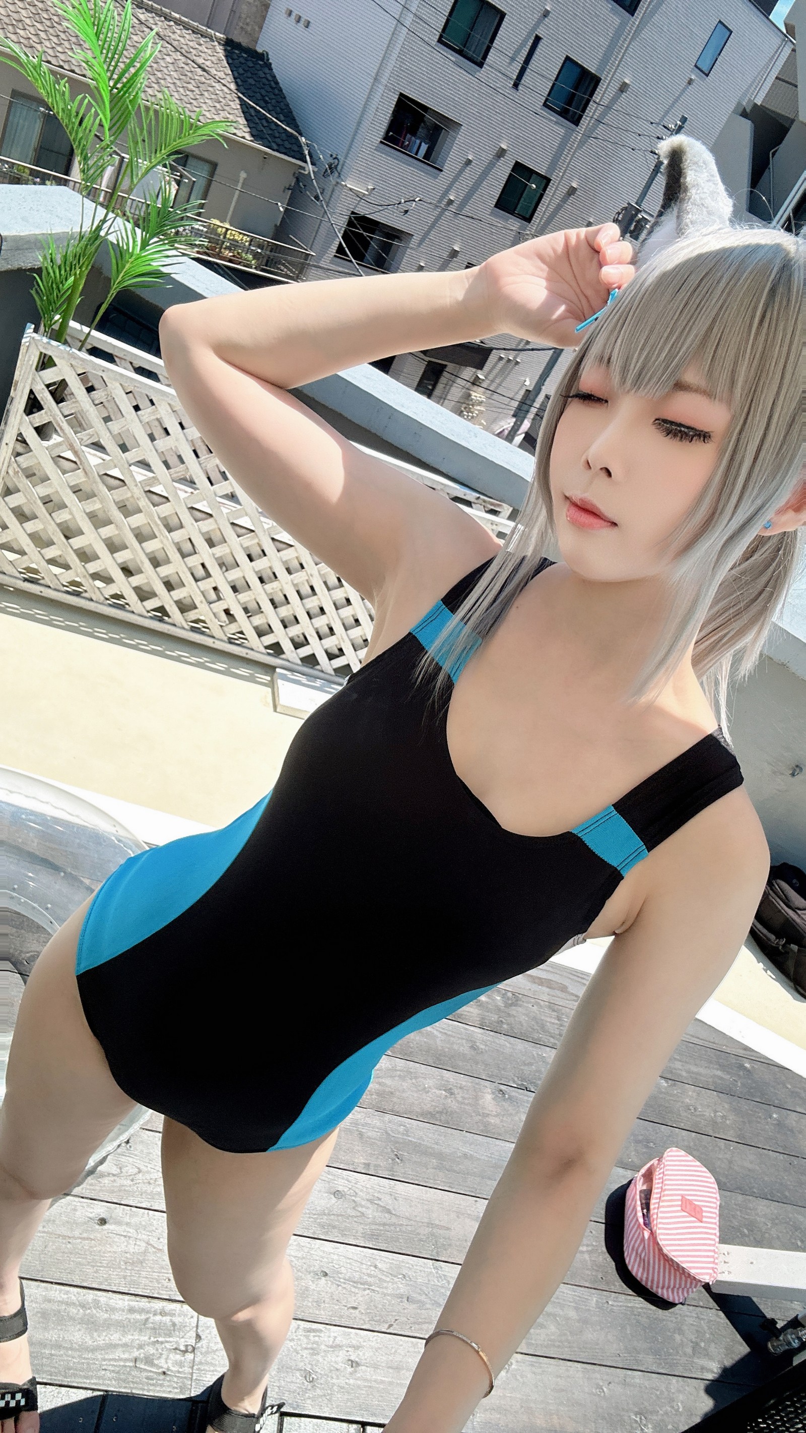 Maou Mo – Shiroko Cos 写真高清合集（23P-91.1M）蔚蓝档案人气角色插图2