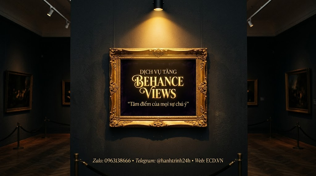 dịch vụ tăng behance views bền vững cho portfolio