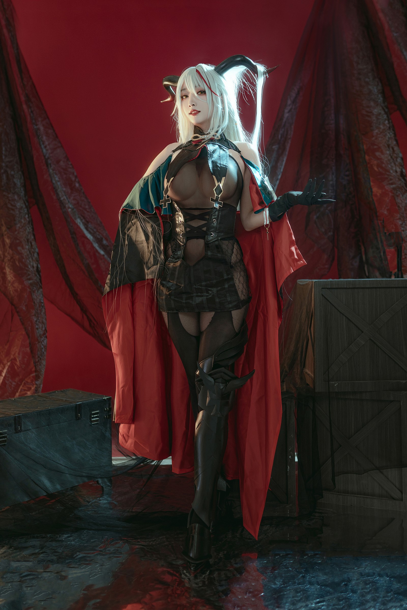 宮本桜 埃吉尔 Cosplay 写真集｜碧蓝航线角色 高清拍摄（20P｜271MB）插图1