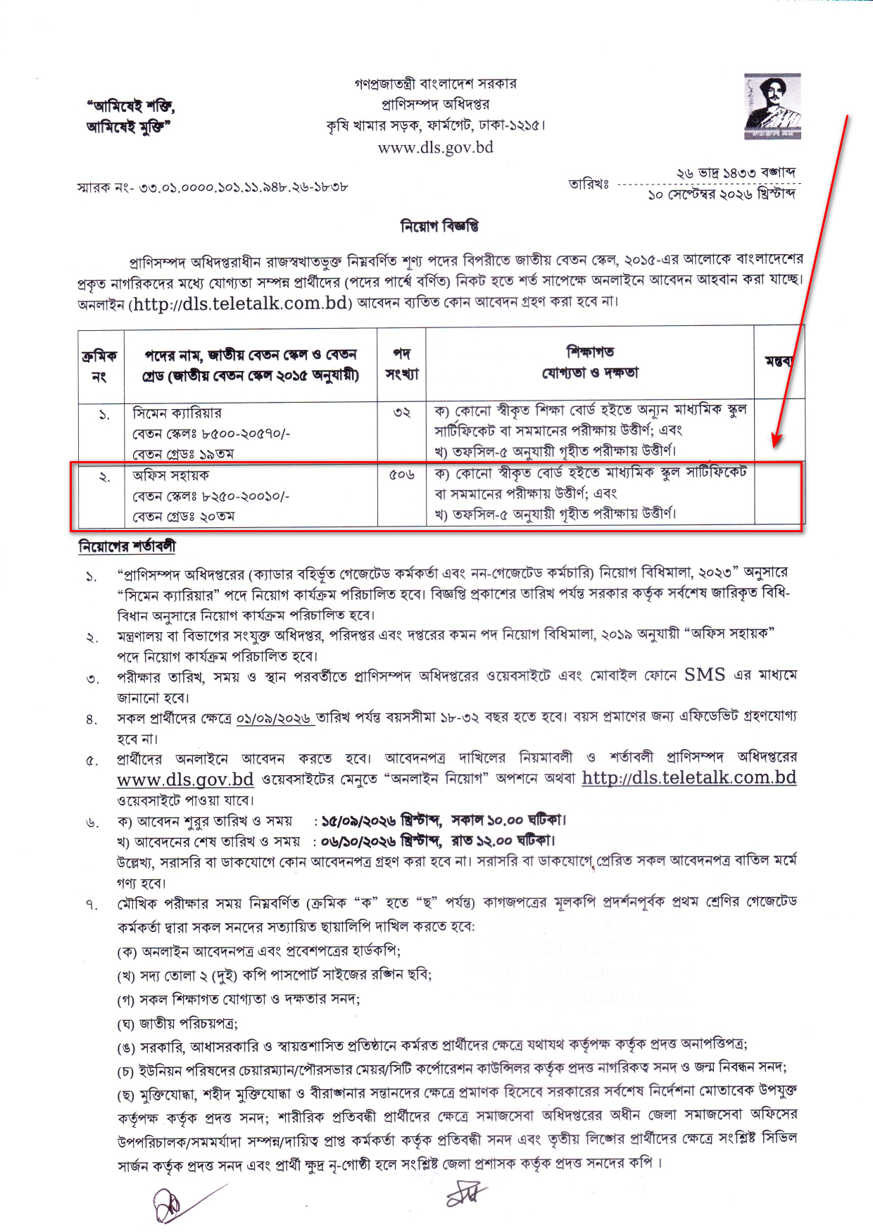 Office Assistant Job Circular Apply Procedure 2026