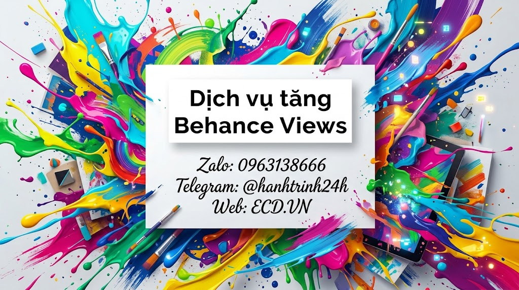 dịch vụ tăng behance views bền vững