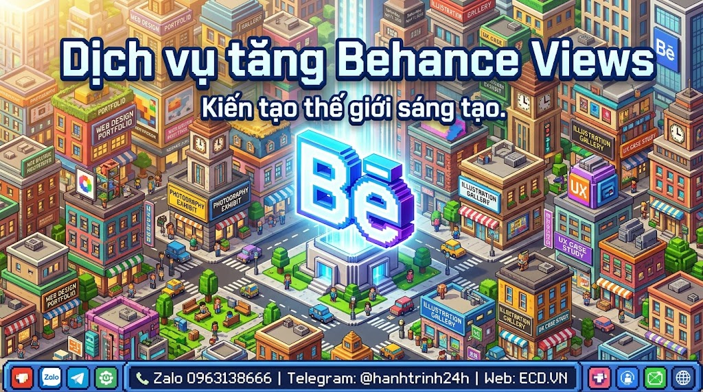 dịch vụ tăng behance views nhanh tăng impression