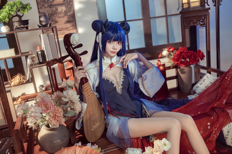 艾西Aiwest 伊吹新年旗袍Cosplay写真图集 新年主题高清图集 35P (396.8M)插图3