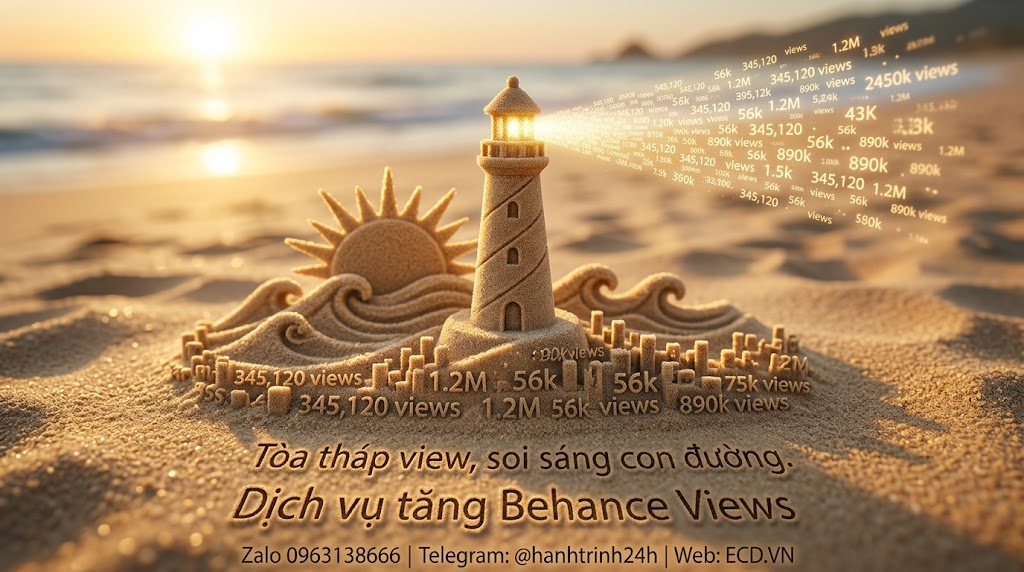 dịch vụ tăng behance views top behance adobe
