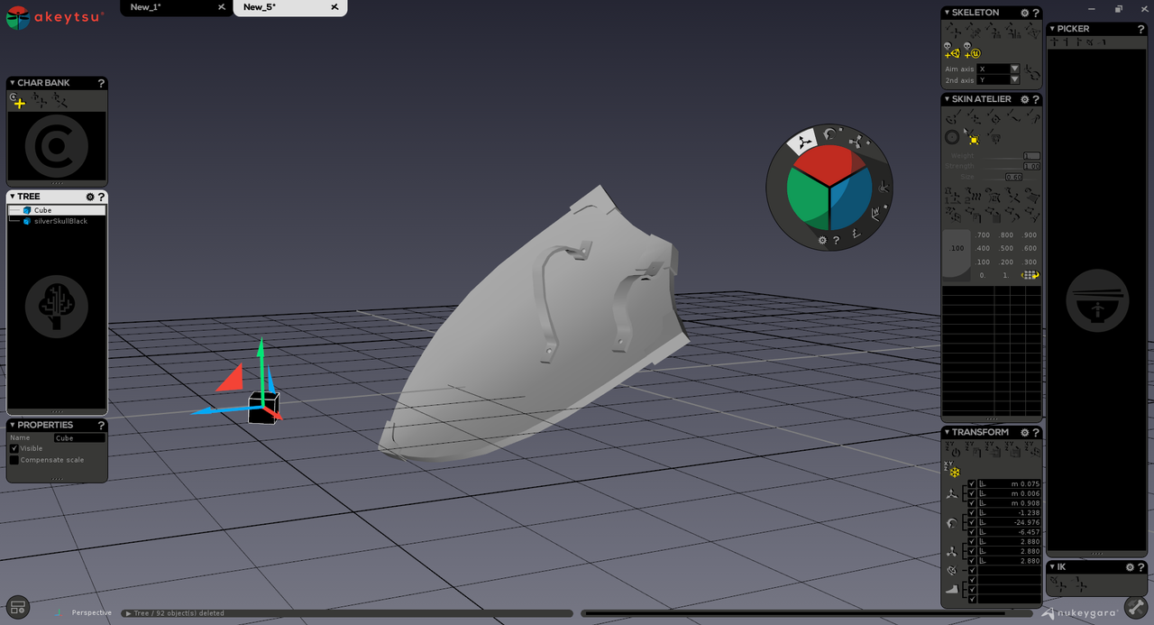 shaded disappears bug - normal