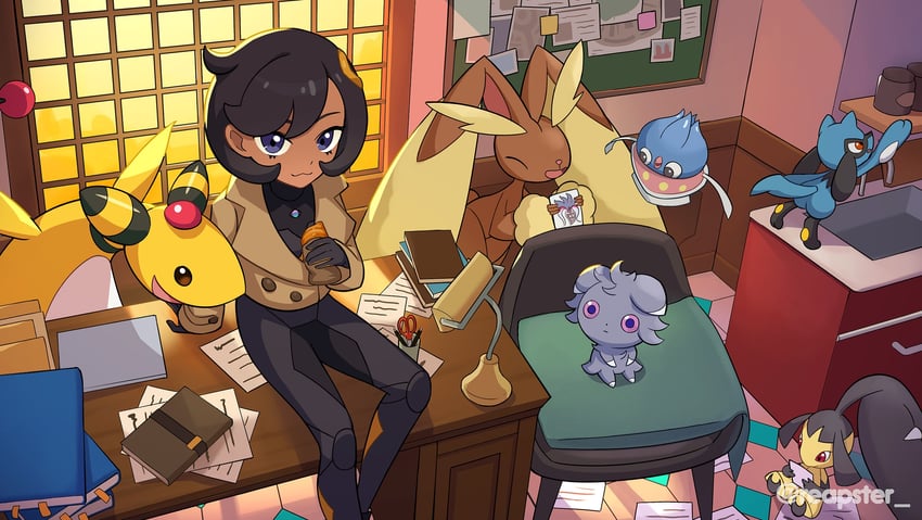 lopunny-mawile-emma-ampharos-riolu-and-2