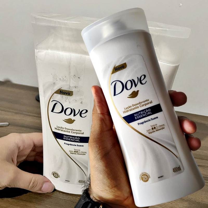 Dove Loção Desodorante Hidratante Corporal Nutrição Essencial 400Ml Dove Loção Desodorante Hidratante Corporal Nutrição Essencial 400Ml