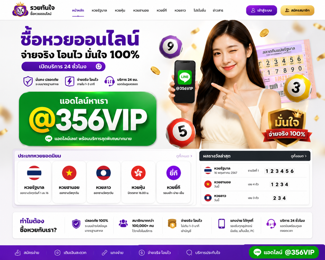 ซื้อหวยออนไลน์