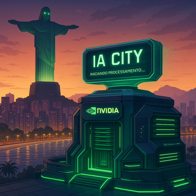 IA na Orla — Nvidia vai instalar supercomputador no Rio e transformar a cidade em uma IA City”