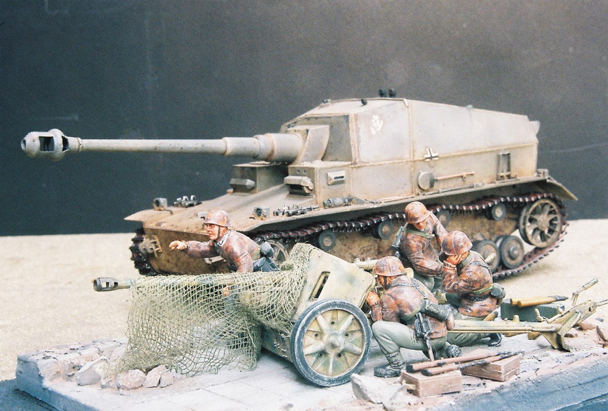 Maquetas y dioramas de la WWII Diorama-29