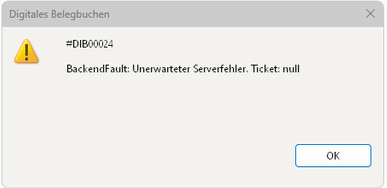 Fehler beim Buchen auf DATEV