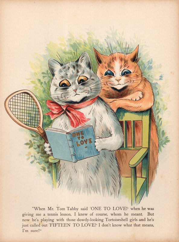 Louis Wain - Louis Wain Cats (chromolitho) - (MeisterDrucke-296315)