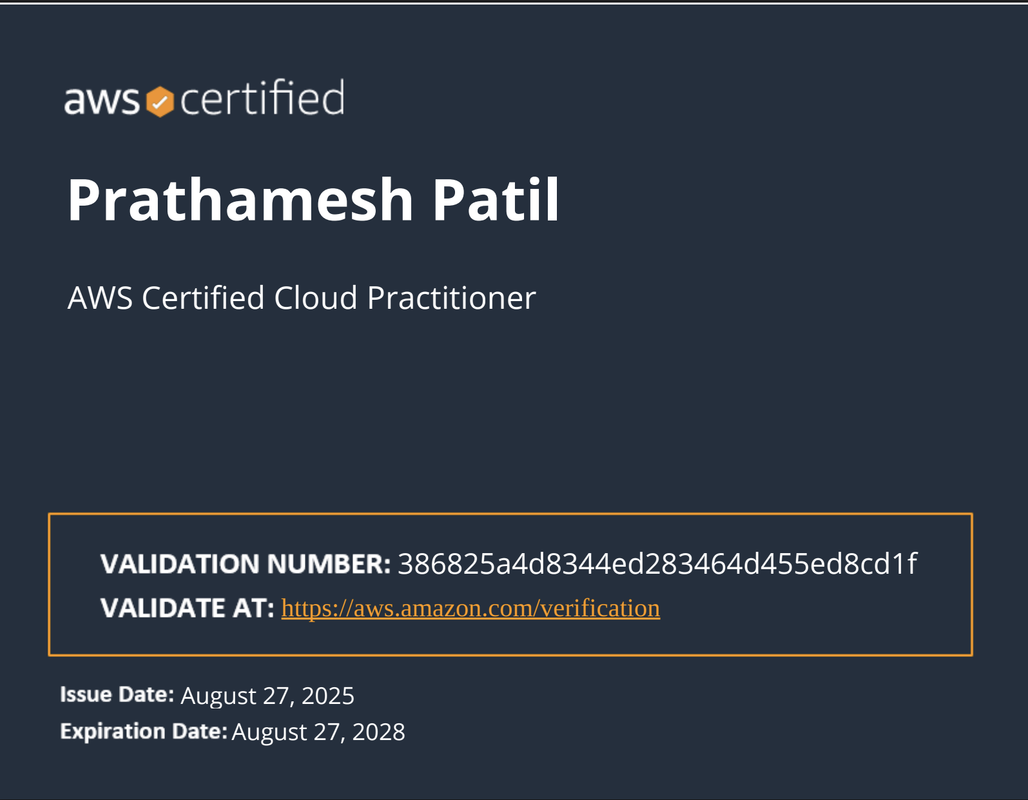 AWS Certified Cloud Practitioner