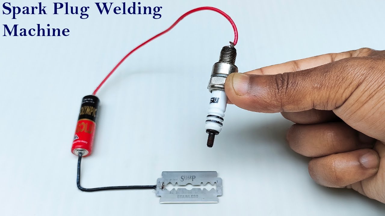 How to Make a Simple Spark Plug Welding Machine at Home